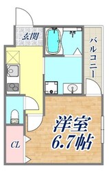 フジパレス尼崎東園田WESTの物件間取画像